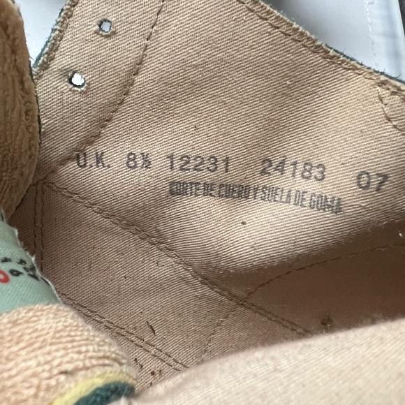 Boreal Climbing Shoes High Top Lace up Size 9 1/2 Green Yellow Ballet Gold - Picture 7 of 10